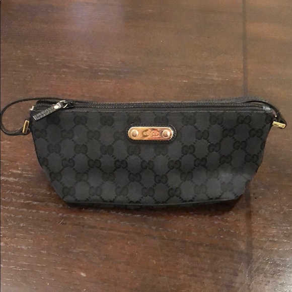 Black canvas Gucci Mini Bag - Picture 1 of 8